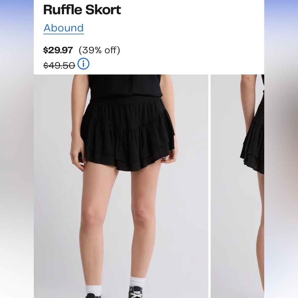 Ruffled Mini Skirt
